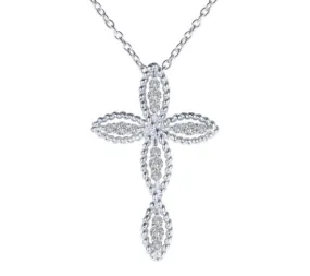 0.3 CTW Cross Necklace 0.3 CTW Cross Necklace