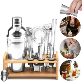 13 Peace Set Bartender Cocktail Maker Mixer Stainless Steel 750ML 13 Peace Set Bartender Cocktail Maker Mixer Stainless Steel 750ML