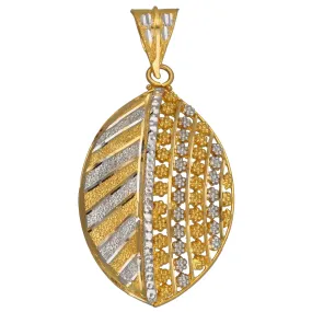 22ct Bi-Colour Gold Dress/Cocktail Pendant & Earrings Set 22ct Bi-Colour Gold Dress/Cocktail Pendant & Earrings Set
