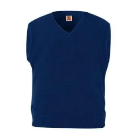 2780 V-Neck Pullover Sweater Vest 100% Cotton Navy-Blue 2780 V-Neck Pullover Sweater Vest 100% Cotton Navy-Blue