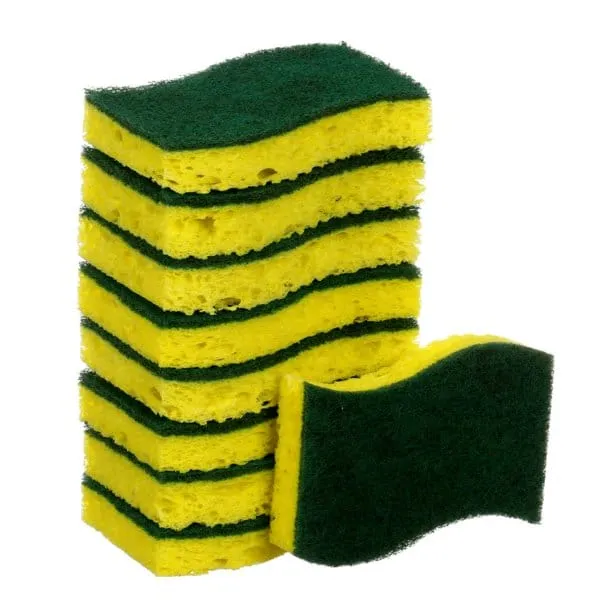 3M Scotch Brite Heavy Duty Sponge 9 Units   Scrubbing sponges with high resistance. Suitable for powerful scrubbing to remove adhering dirt-277123
