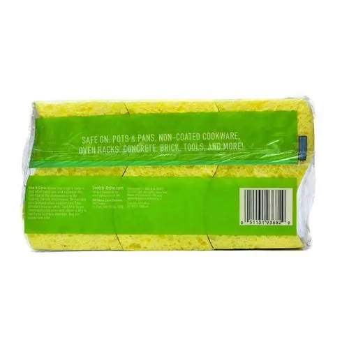 3M Scotch Brite Heavy Duty Sponge 9 Units   Scrubbing sponges with high resistance. Suitable for powerful scrubbing to remove adhering dirt-277123