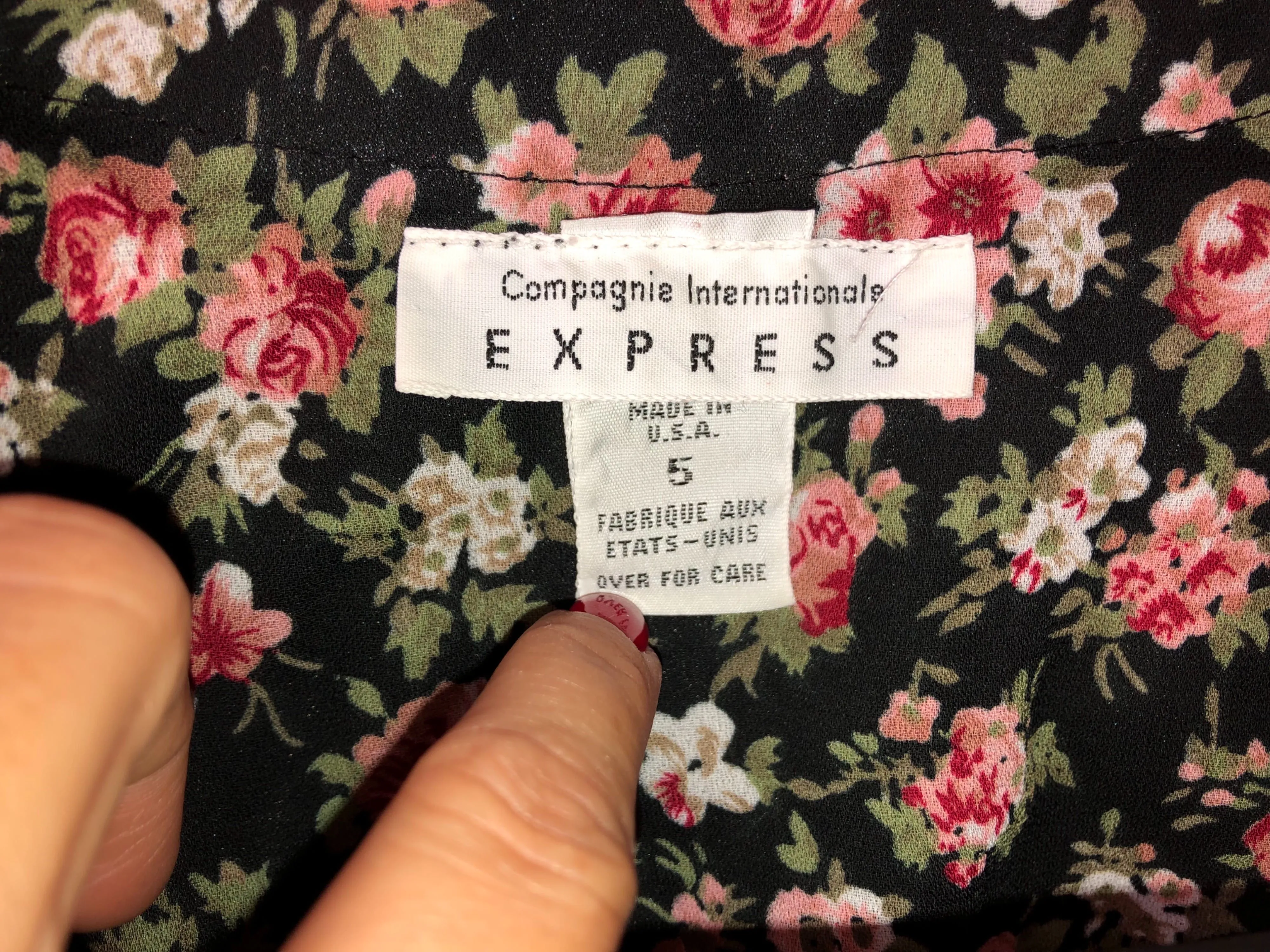 '90’s Grunge Floral Romper by Express
