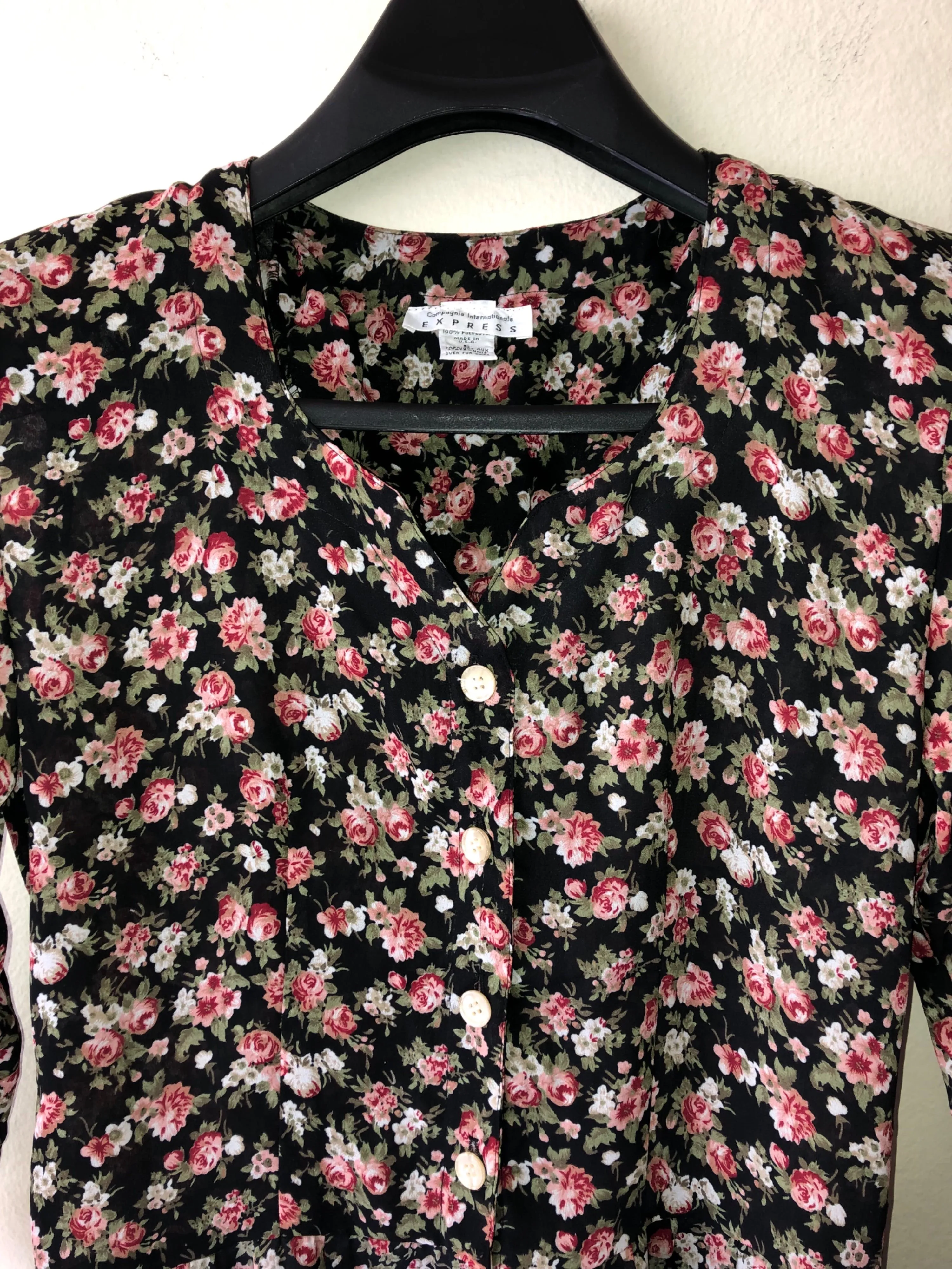 '90’s Grunge Floral Romper by Express