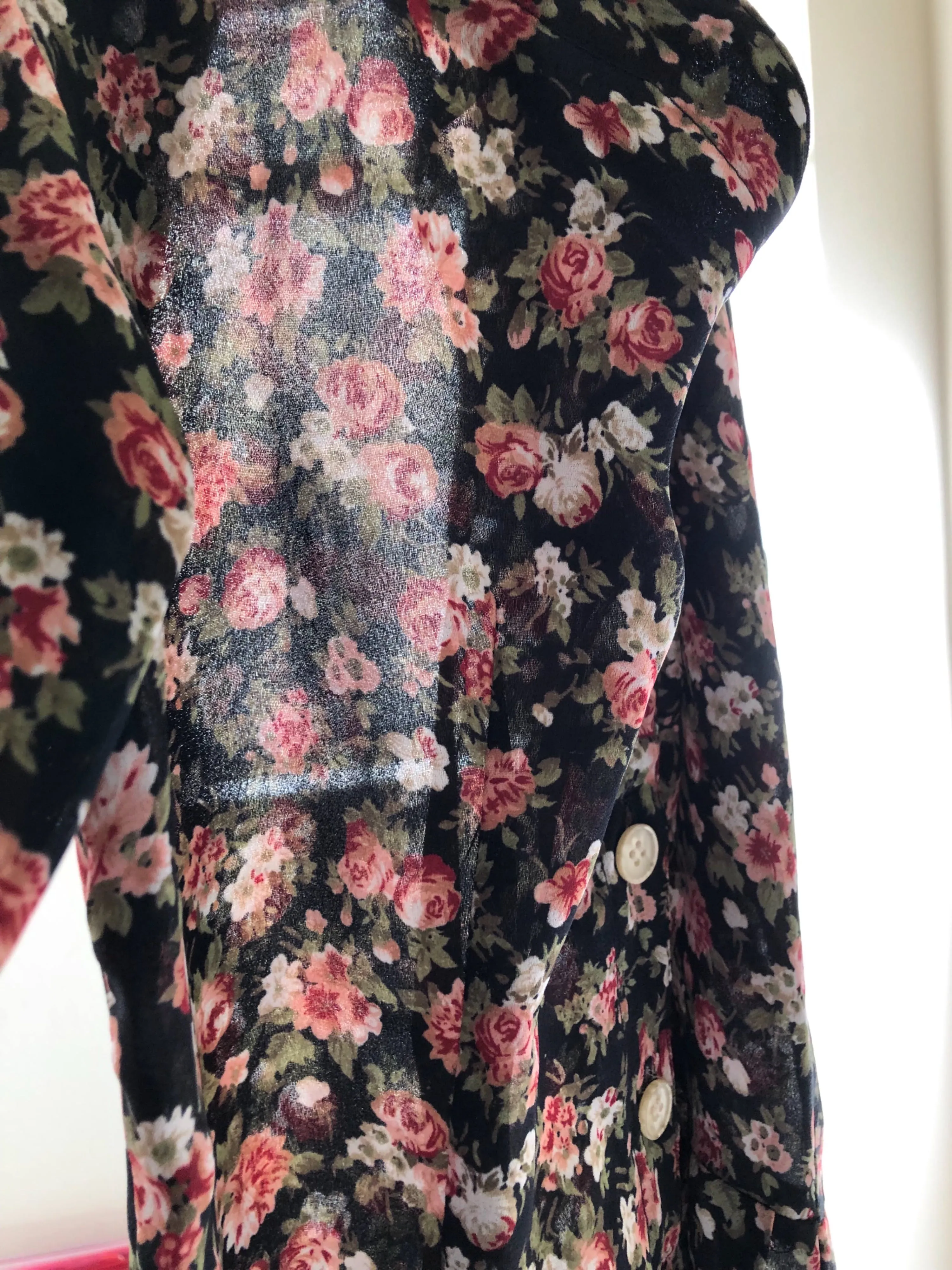 '90’s Grunge Floral Romper by Express