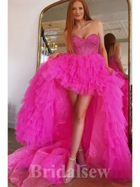 A-line High-Low Unique New Best Stylish Long Women Evening Prom Dresses PD859 A-line High-Low Unique New Best Stylish Long Women Evening Prom Dresses PD859
