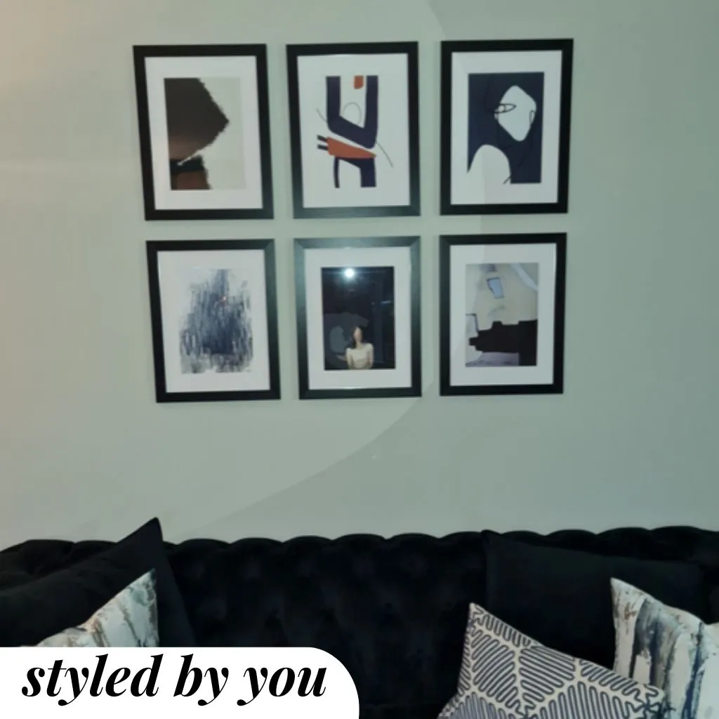 Abstract Portrait Framed Art