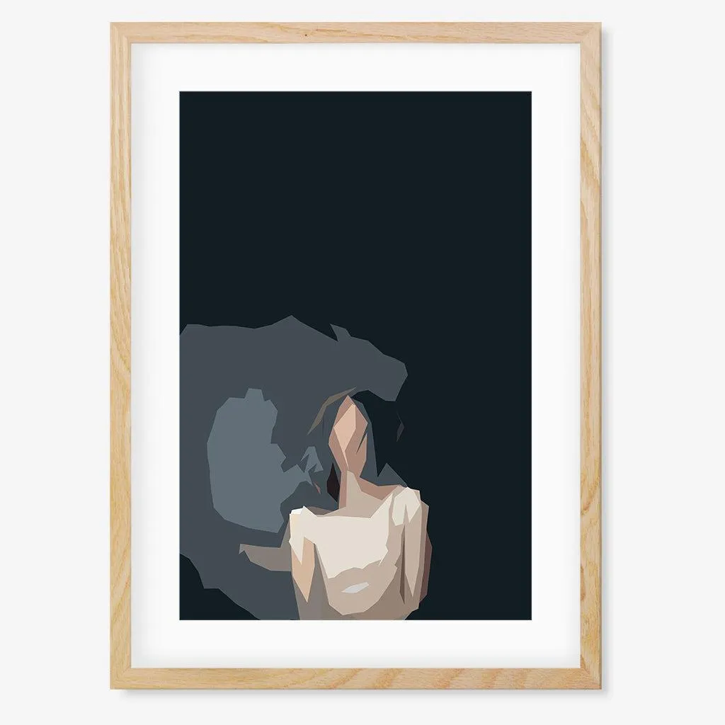 Abstract Portrait Framed Art