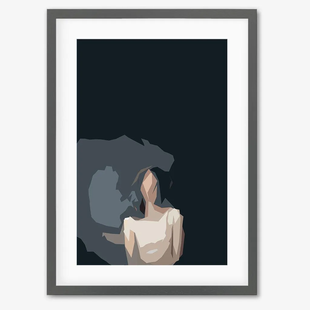 Abstract Portrait Framed Art