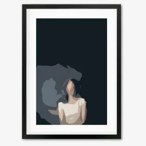 Abstract Portrait Framed Art Abstract Portrait Framed Art