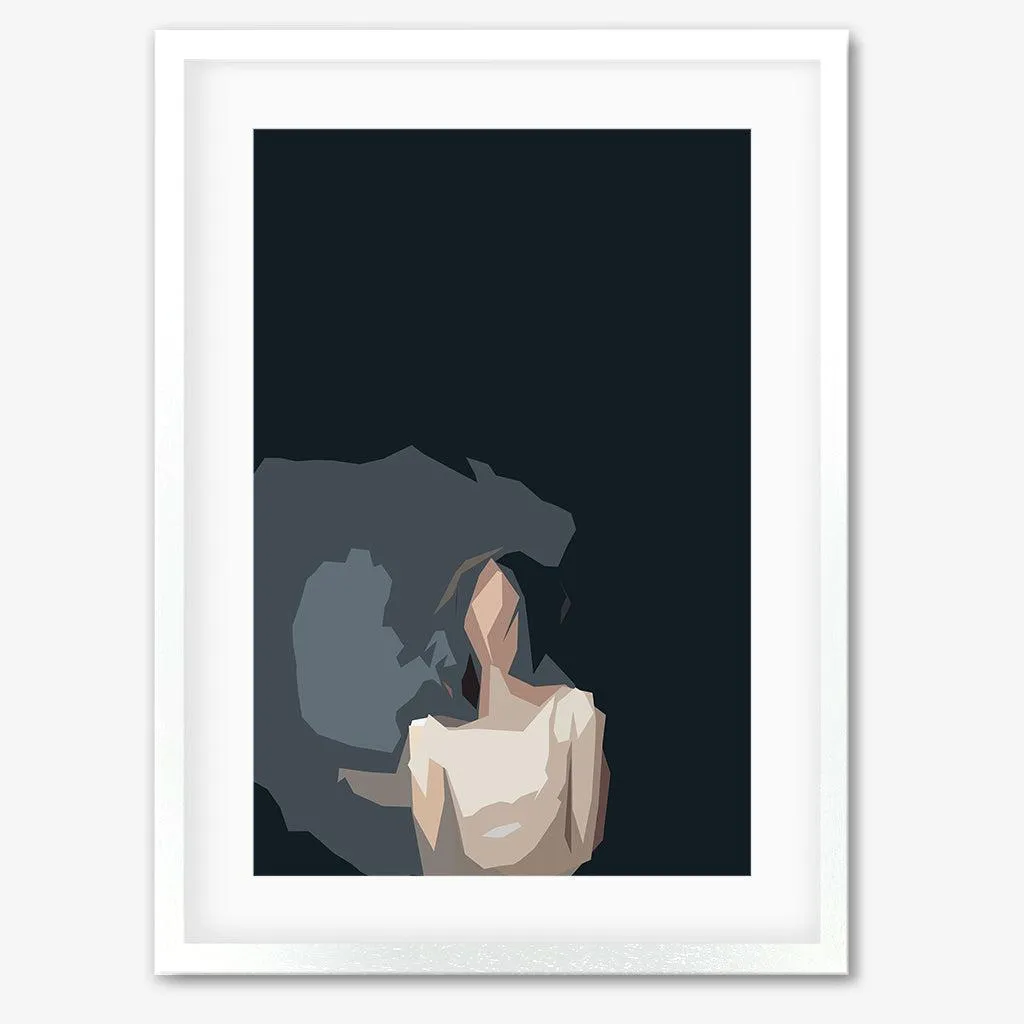 Abstract Portrait Framed Art