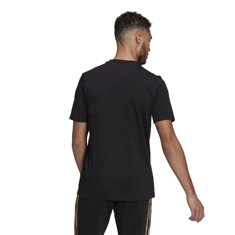 adidas Essentials Camouflage Print Tee - Mens - Black/Aluminium