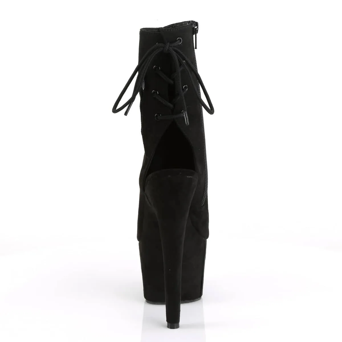 ADORE-1018FS Suede Peep Toe Boots