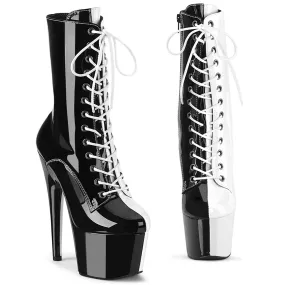 ADORE-1040TT Black & Red Calf High Boots ADORE-1040TT Black & Red Calf High Boots