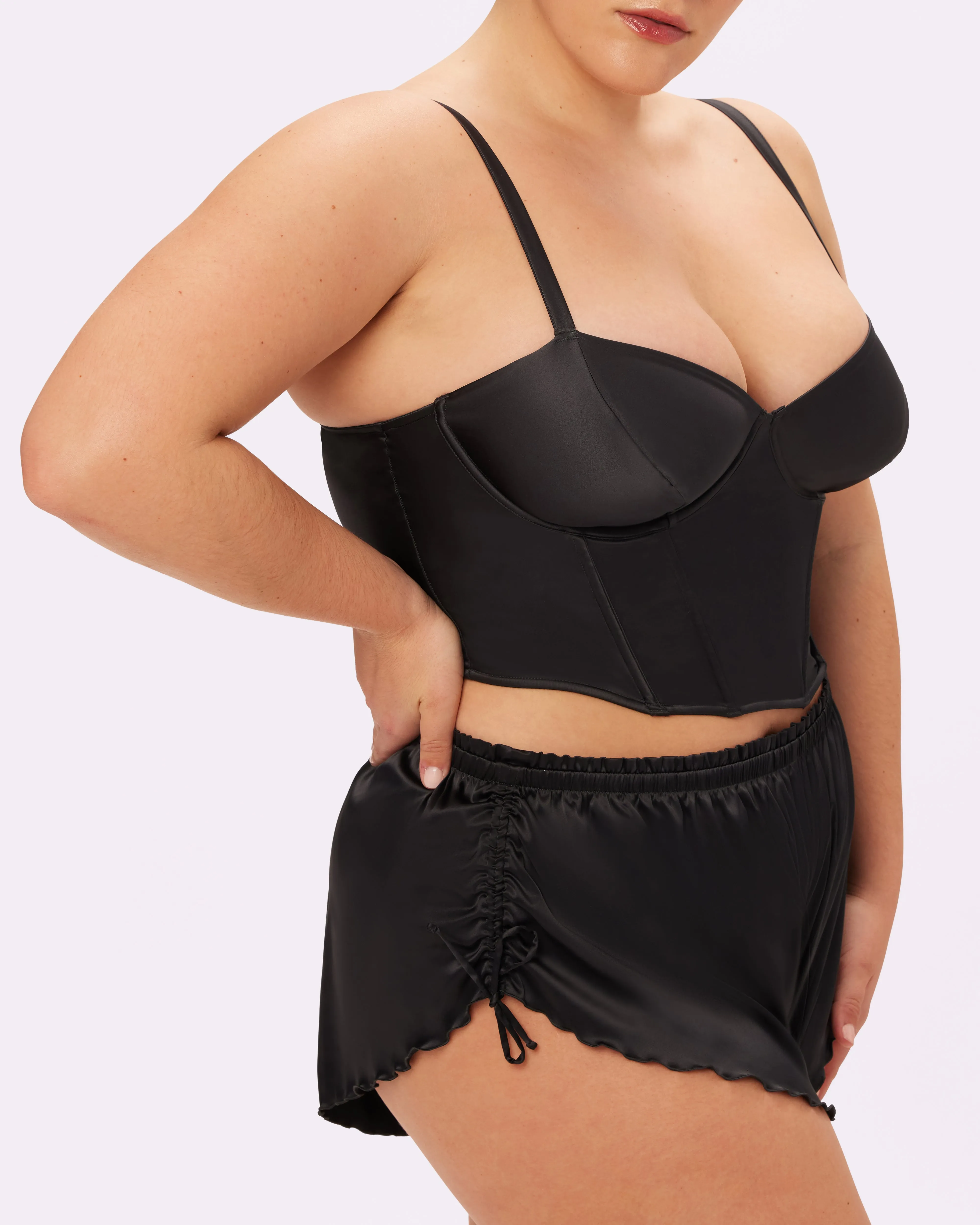Afterglow Lace-up Corset | Glow Satin | Archive (Eightball)