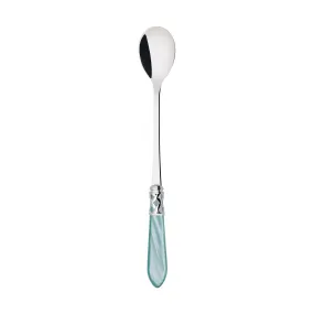 ALADDIN CHROME RING 6 LONG DRINK SPOONS ALADDIN CHROME RING 6 LONG DRINK SPOONS