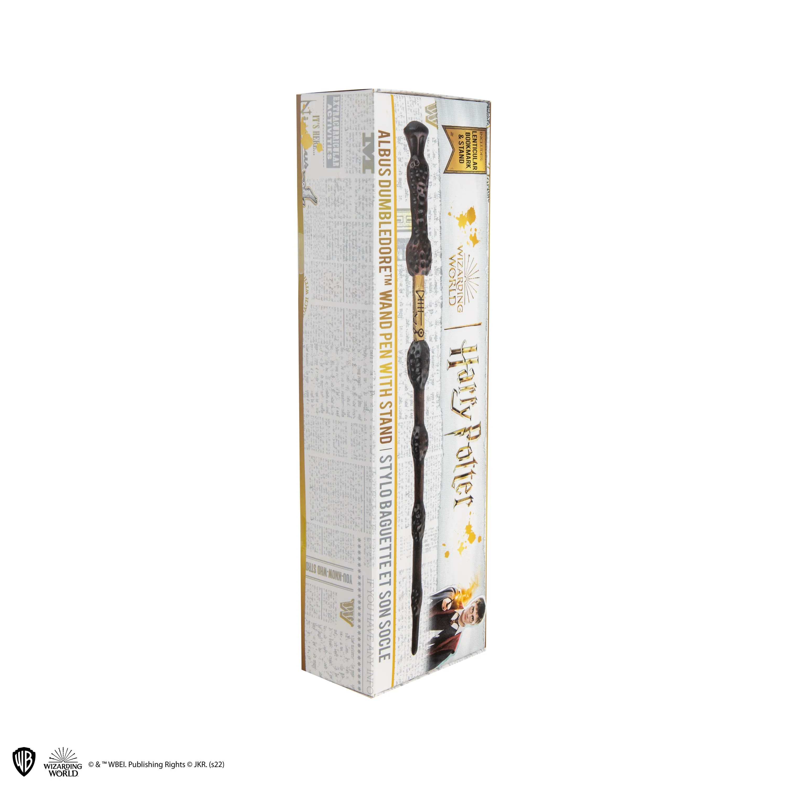 Albus Dumbledore Wand Pen with Stand & Lenticular Bookmark