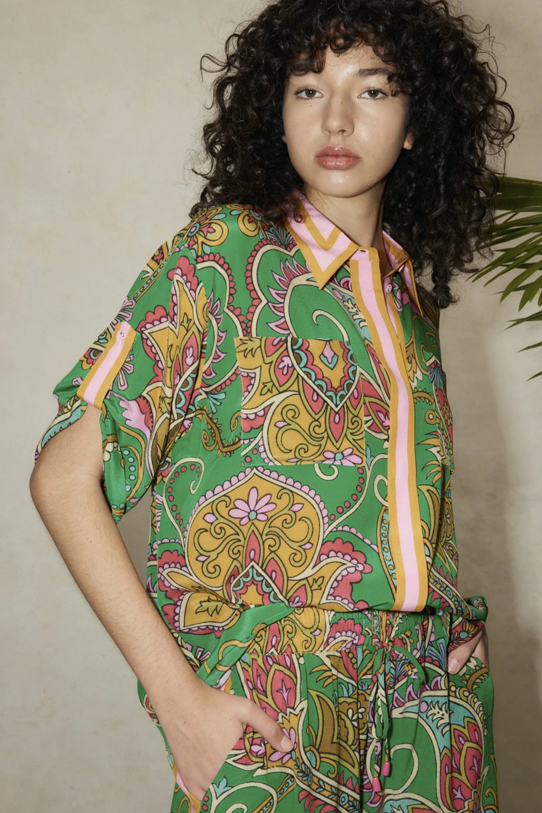 Alemais Marion Shirt - Emerald