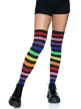 Aurora Rainbow Thigh High Socks Aurora Rainbow Thigh High Socks