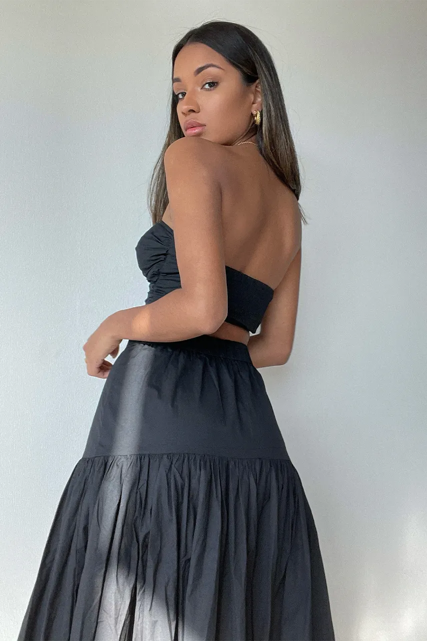 Ayla Maxi Skirt - Black