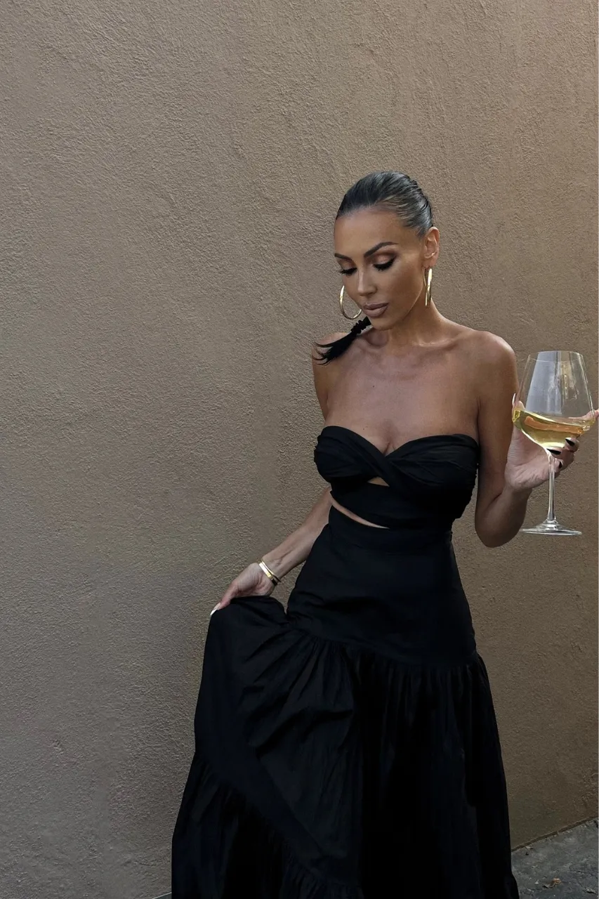 Ayla Maxi Skirt - Black