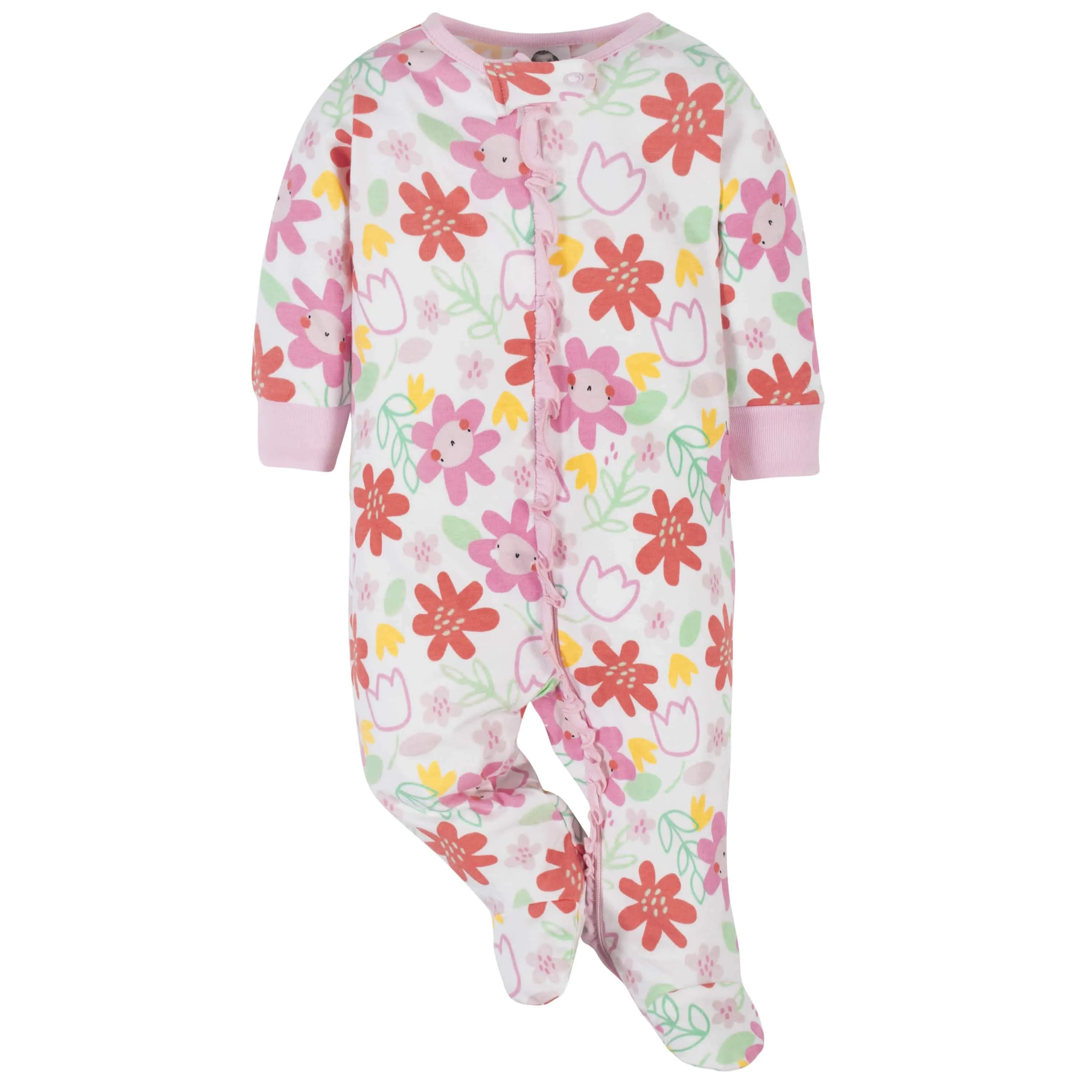Baby Girls Floral Sleep 'N Play