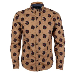 Baijieli Vintage Linen Casual Men Printing Long Sleeve Shirts Baijieli Vintage Linen Casual Men Printing Long Sleeve Shirts