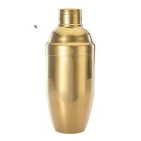 Barfly 24 Oz 3-Piece Japanese Cocktail Shaker, Gold Plated Barfly 24 Oz 3-Piece Japanese Cocktail Shaker, Gold Plated