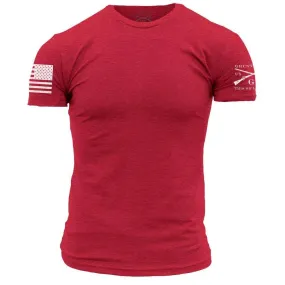 Basic Crew T-Shirt - Red Basic Crew T-Shirt - Red