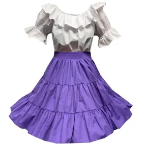 Basic Square Dance Outfit w/White Blouse Basic Square Dance Outfit w/White Blouse