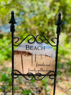 Beach FFG Garden Sign Beach FFG Garden Sign