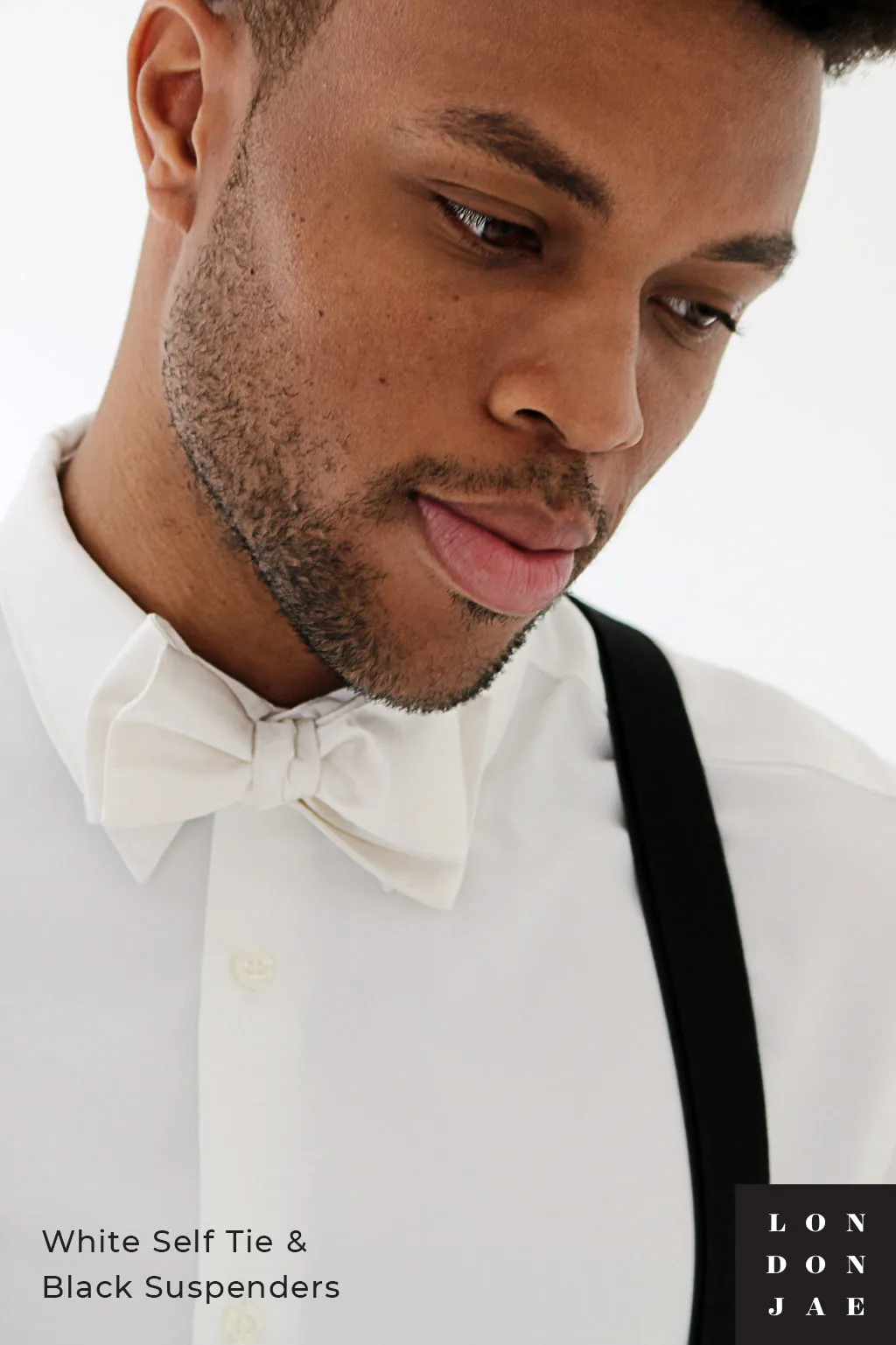 Black Elastic Suspenders