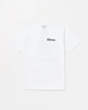 Blazing Venom Short Sleeve Tee - White Blazing Venom Short Sleeve Tee - White