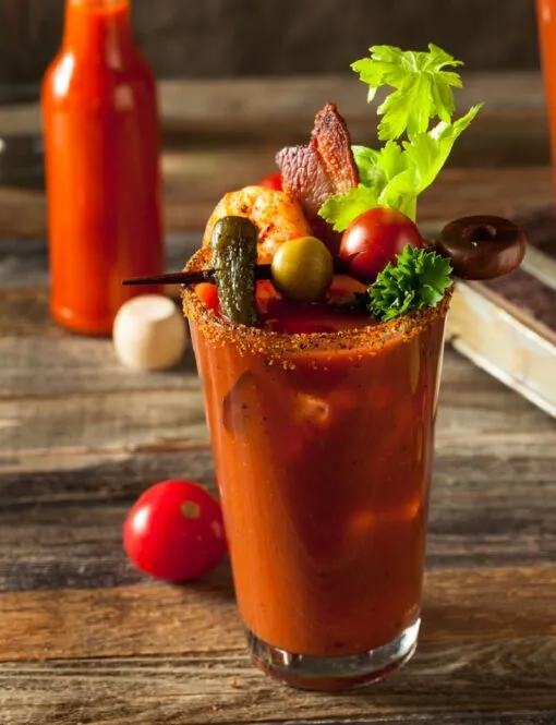 BLOODY MARY MIX GIFT SET - DRINK MIX & RIMMER