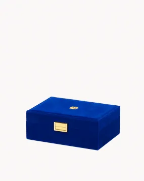Blue Velvet Jewellery Box Blue Velvet Jewellery Box