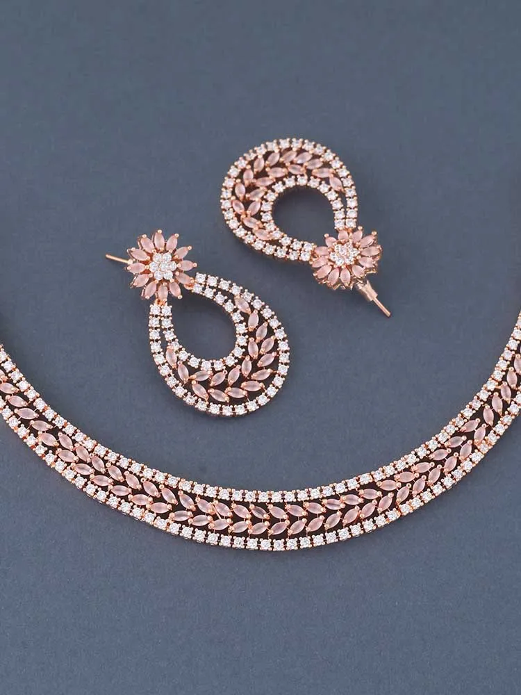 Blush Amandine Zirconia  Jewellery Set