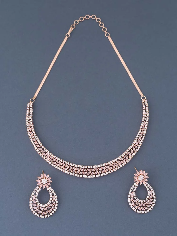 Blush Amandine Zirconia  Jewellery Set