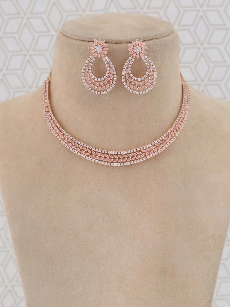 Blush Amandine Zirconia  Jewellery Set