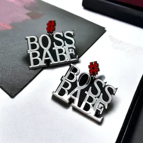 Boss Babe Earrings - Sassy Earrings, Fun Earrings, Sweet and Sassy, Girl Power Boss Babe Earrings - Sassy Earrings, Fun Earrings, Sweet and Sassy, Girl Power