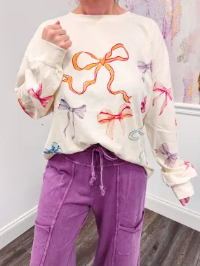 Bow Bow Bow Ivory Tee Bow Bow Bow Ivory Tee