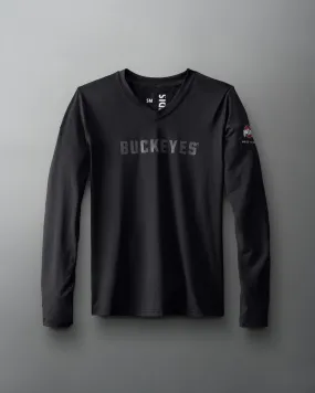Buckeyes Performance Women's V-Neck Long Sleeve Buckeyes Performance Women's V-Neck Long Sleeve