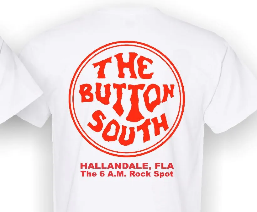 Button South Original White T-Shirt - 100% Cotton - Short Sleeve