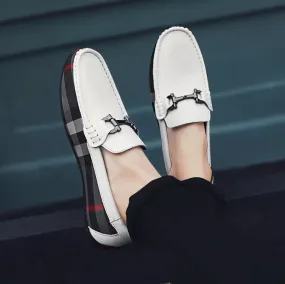 Bxxy's Stylish And Comfortable Checker Loafers for Men Bxxy's Stylish And Comfortable Checker Loafers for Men