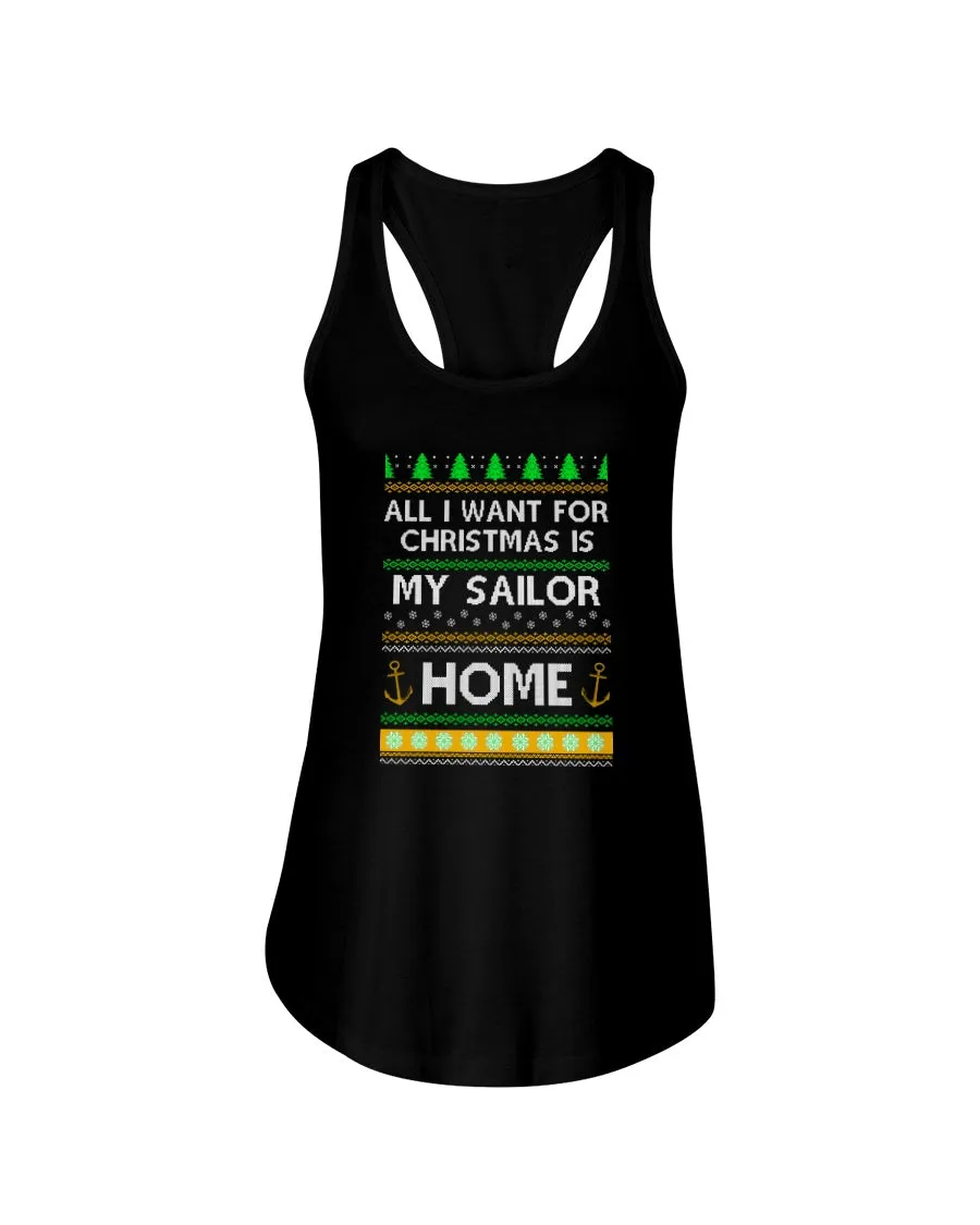 Christmas Navy Mom T-shirts