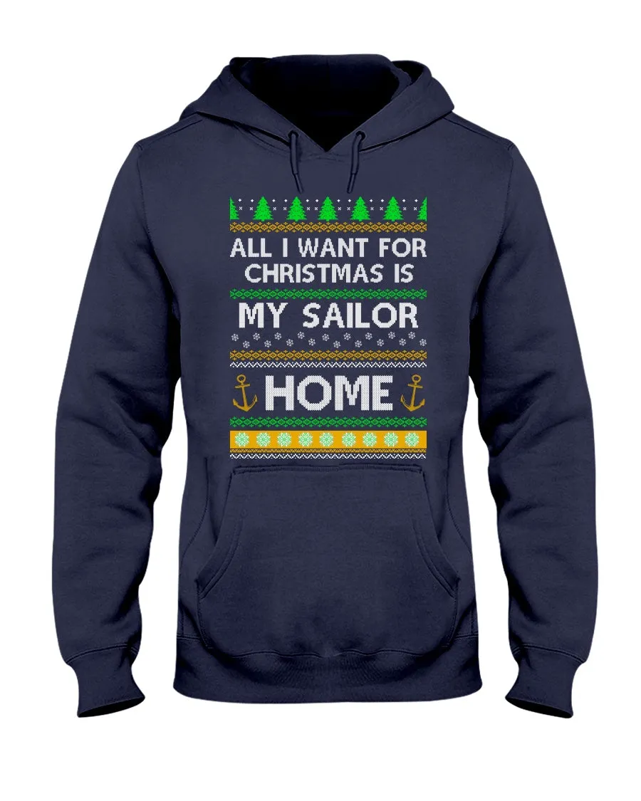 Christmas Navy Mom T-shirts