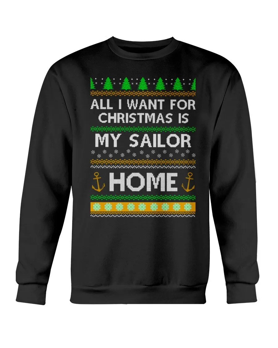 Christmas Navy Mom T-shirts