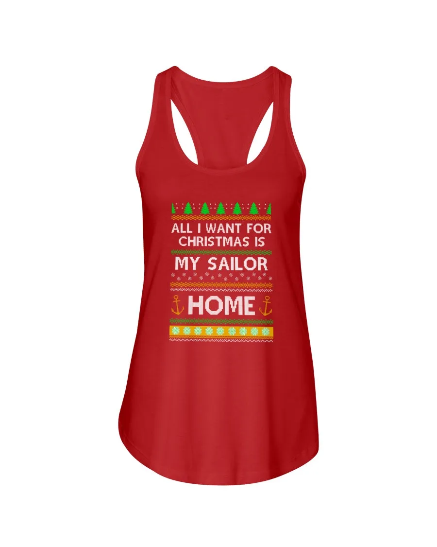 Christmas Navy Mom T-shirts