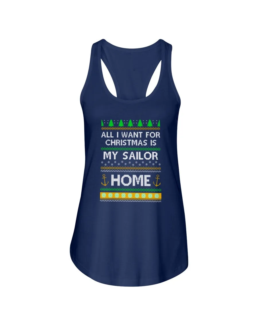 Christmas Navy Mom T-shirts