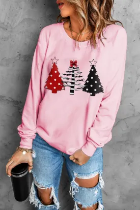 Christmas Tree Graphic Sweatshirt Christmas Tree Graphic Sweatshirt