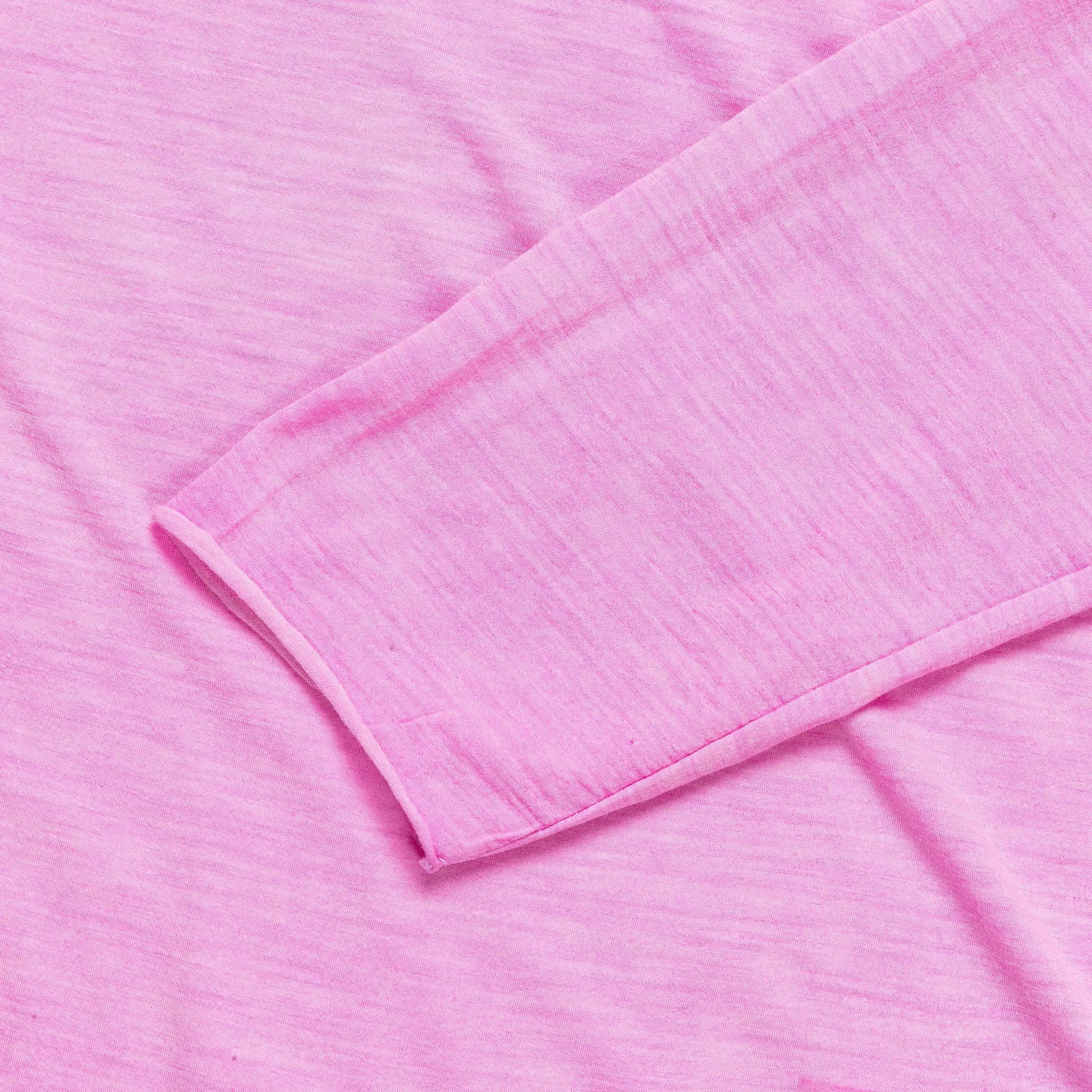 Cloud Merino Long Tee - Thermo Pink